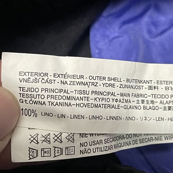 Zara Man Linen Jogger Pants With Ribbed Cuffs M Black - Picture 4 of 6